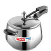 Vinod Europa Stainless Steel Inner Lid Pressure Cooker - 5 Litre | Handi Shape | Sandwich Bottom Cooker | Induction and Gas Base