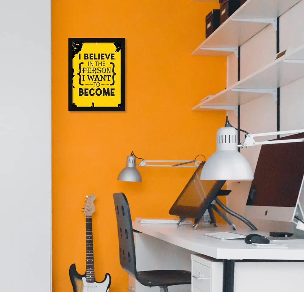 ArtX Paper Motivational Quotes Wall Frame Art Painting, Multicolor, Motivational, 10.0 X 13.0 inches, Set of 1 