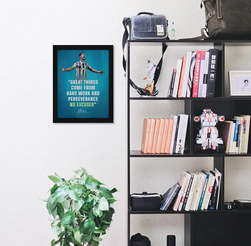 ArtX Paper Motivational Quotes Wall Frame Art Painting, Multicolor, Motivational, 10.0 X 13.0 inches, Set of 1 