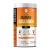 Glowsik Korean Marine Collagen Powder | Marine Collagen Supplements for Women and Men | Skin Radiance Collagen - 200 Grams, Oranges