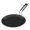 Vinod Black Pearl Plus Hard Anodised Flat Roti Tawa - 25 cm | 5.25mm Thick | Bakelite Handle | Chapati, Omelette Tawa