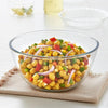 Borosil 350 ml Serving & Mixing Borosilicate Glass Bowl | Multipurpose Round Bowl for Kitchen & Dinning