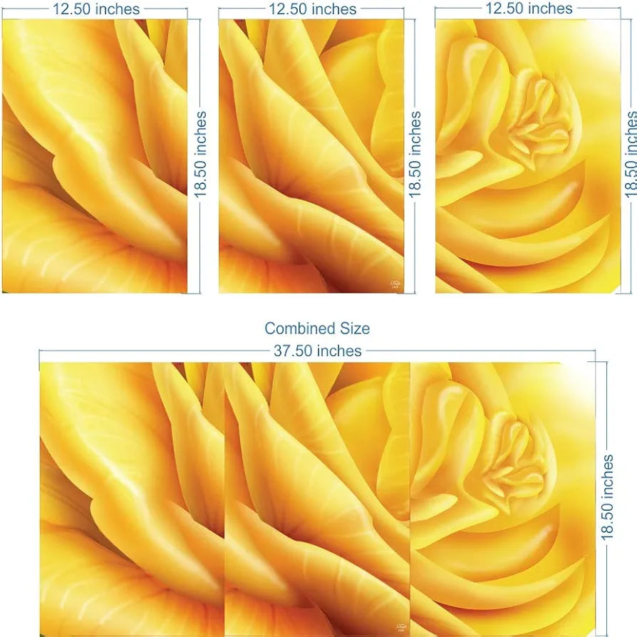 Rangoli MDF 3 Pcs Wall Poster 12x18 Inch Decorative Wall Art for Home, Office, Living Room. P-4, Design-21