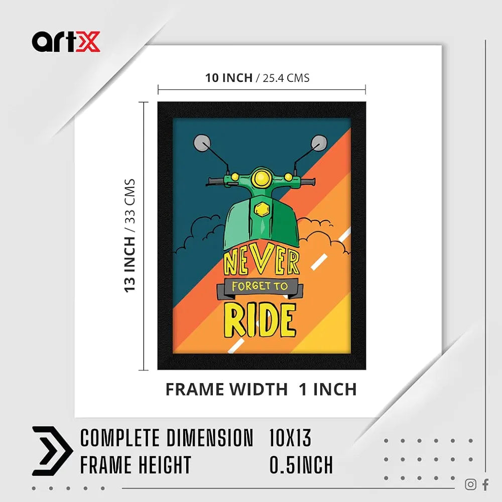 ArtX Paper Motivational Quotes Wall Frame Art Painting, Multicolor, Motivational, 10.0 X 13.0 inches, Set of 1 