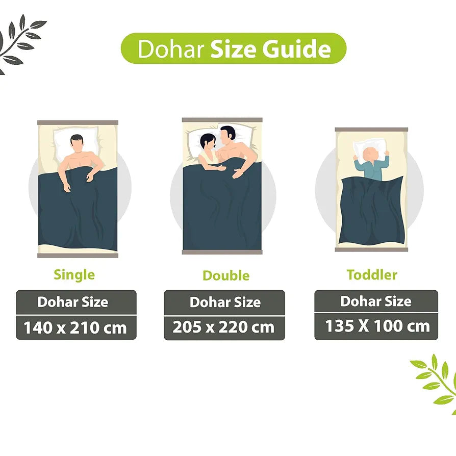 Divine Casa 120 GSM Microfiber Reversible Dohar Single Bed Size | Jaipuri Printed Soft Lightweight AC Living Room Summer Blanket - 140 x 210 CM