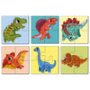 Mini Leaves 4 Pieces Wooden Puzzle for Kids | Set of 6 Dinosaurs Jigsaw Puzzle | Educational Puzzle Game With Wooden Box