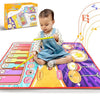 Wembley 2 in 1 Musical Mat for Kids Baby Piano Play Drum Mat Musical Keyboard