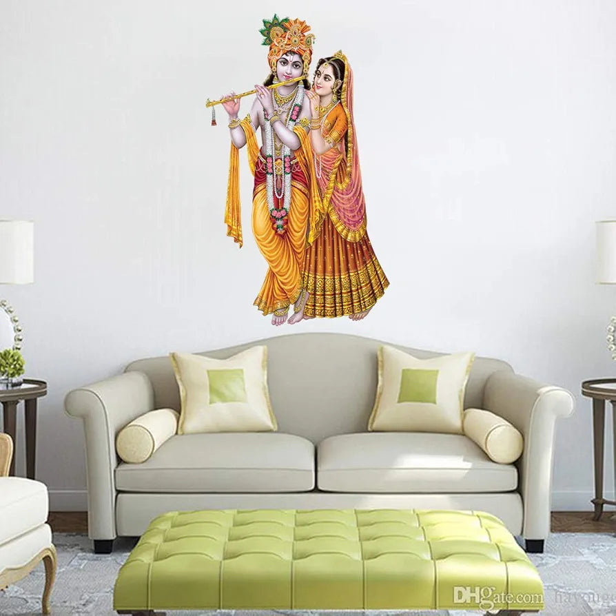 Rangoli White Glossy Vinyl Wall Sticker Premium Self-Adhesive Waterproof Decorative Wall Decal for Bedroom, Living Room, Office & Home Decoration Easy to Apply. Parent-7, Design-9