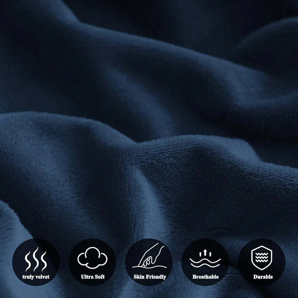 Cloth Fusion 200 TC Warm Winter Elastic Fitted Bedsheet for Double Bed King Size with 2 Pillow Covers, Cozy Woolen Bedsheets for Double Bed 