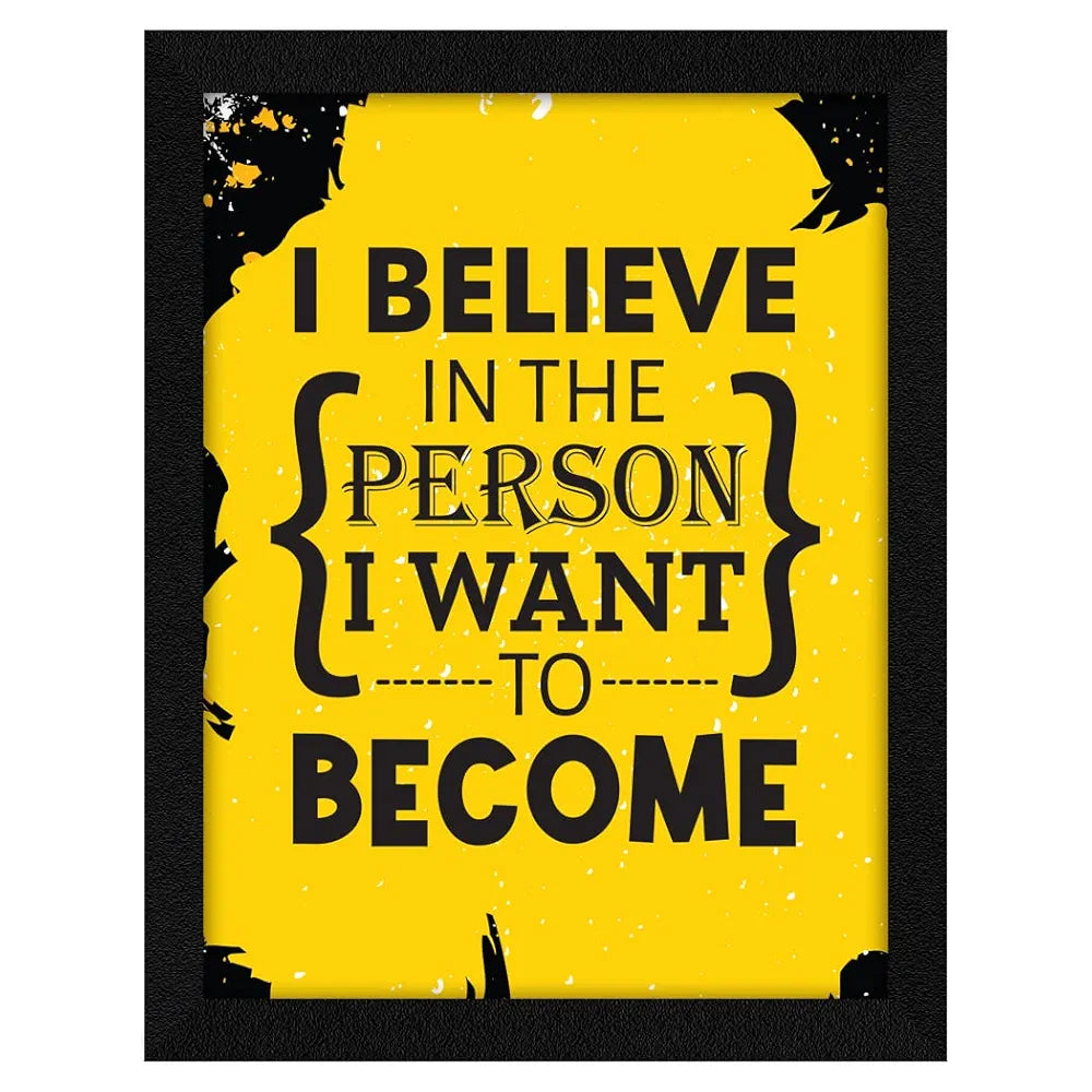 ArtX Paper Motivational Quotes Wall Frame Art Painting, Multicolor, Motivational, 10.0 X 13.0 inches, Set of 1 