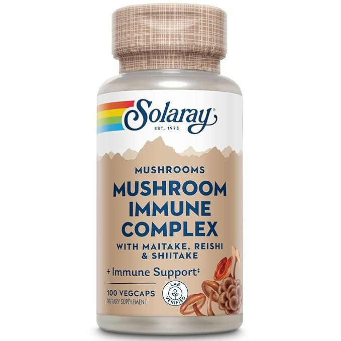 Solaray Maitake Mushroom 600 mg - 100 Caps - Swadesii