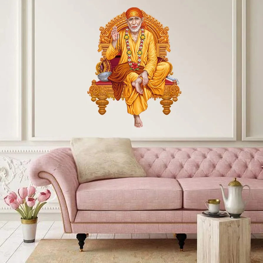 Rangoli White Glossy Vinyl Wall Sticker Premium Self-Adhesive Waterproof Decorative Wall Decal for Bedroom, Living Room, Office & Home Decoration Easy to Apply. Parent-6, Design-4