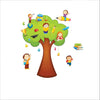 AH Decals Wall Stickers Educational Tree PVC Vinyl Wall Sticker -Self-Adhesive