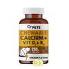 Carbamide Forte Pets Chewable Calcium Tablet | Supplement With Vitamin D3, B12, Magnesium & Zinc | Chicken Flavour - 120 Tablets
