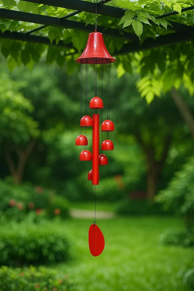 PARADIGM PICTURES 10 Bells Wind Chime for Home Decor Good Luck Lover Gift Positivity
