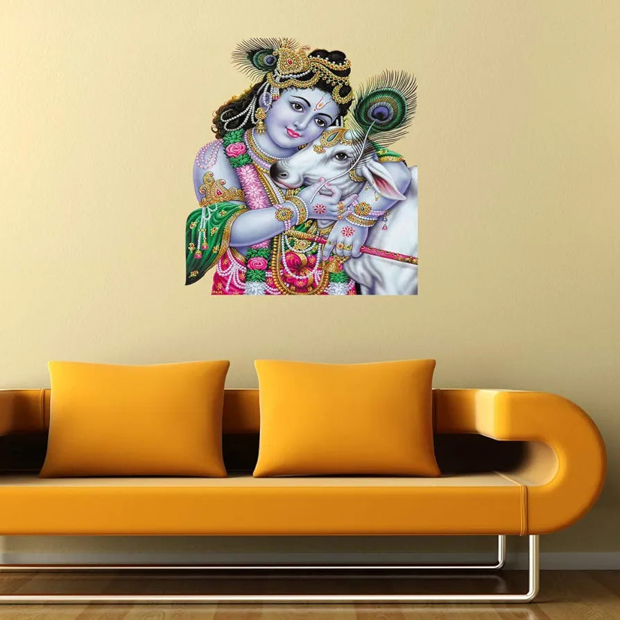 Rangoli White Glossy Vinyl Wall Sticker Premium Self-Adhesive Waterproof Decorative Wall Decal for Bedroom, Living Room, Office & Home Decoration Easy to Apply. Parent-5, Design-25