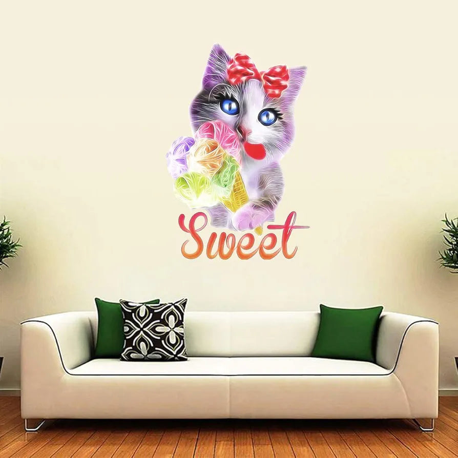 Rangoli White Glossy Vinyl Wall Sticker Premium Self-Adhesive Waterproof Decorative Wall Decal for Bedroom, Living Room, Office & Home Decoration Easy to Apply. Parent-4, Design-17