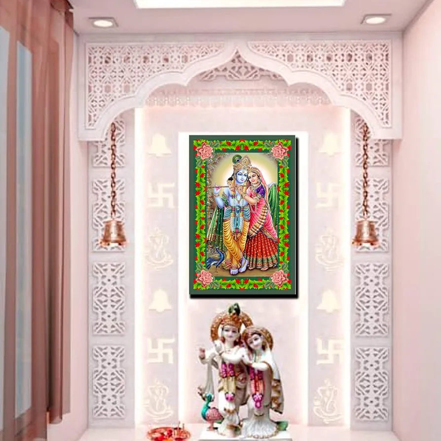 Rangoli Latest Spiritual Paintings for Home Decoration Size 18inches*12inches