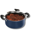 Vinod Zest Aluminium Non Stick Saucepot with Glass Lid - 3.1 Litre, 20 cm | 3 mm Extra Thick | 3 Layer Coating