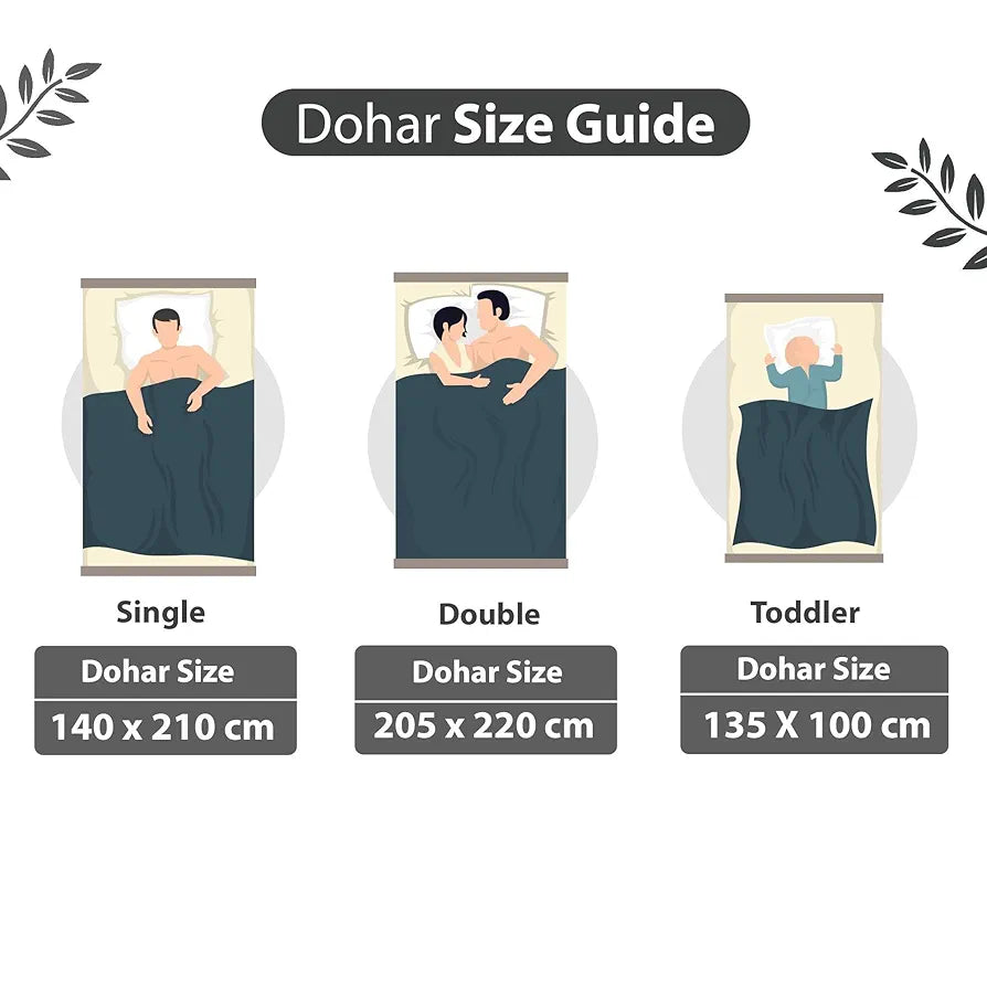 Divine Casa 120 GSM Microfiber Double Dohar | Soft & Lightweight Throw Blanket | Cozy & Breathable | All-Season Comfort | 220 x 205 CM | Zig-Zag Pattern | Anthracite