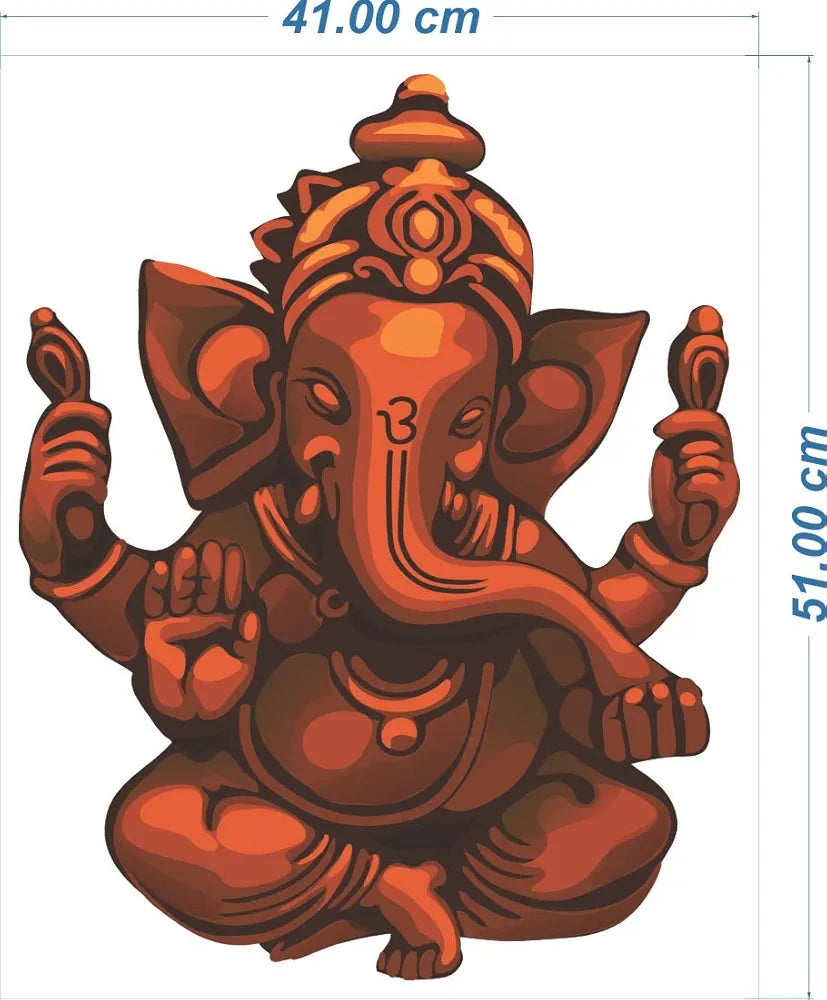 Rangoli White Glossy Vinyl Wall Sticker Premium Self-Adhesive Waterproof Decorative Wall Decal for Bedroom, Living Room, Office & Home Decoration Easy to Apply. Parent-2, Design-9