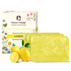 Passion Indulge Handmade Soap Natural Lemon Bath Bar - 100 gms (Pack of 3)