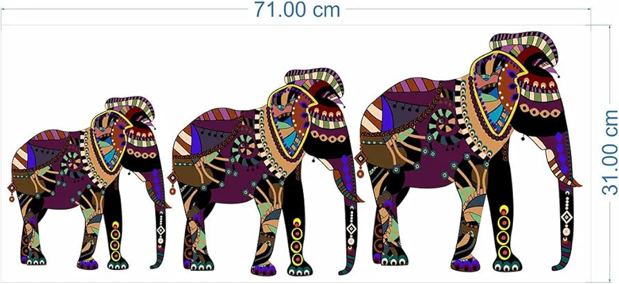 Rangoli Vinyl Wall Sticker Self-Adhesive Wall Decor for Home, Office, Bedroom, and Living Room Décor Easy to Apply & Peel. Parent 2, Design-20