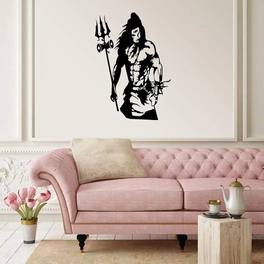 Rangoli White Glossy Vinyl Wall Sticker Premium Self-Adhesive Waterproof Decorative Wall Decal for Bedroom, Living Room, Office & Home Decoration Easy to Apply. Parent-5, Design-23