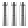 Vinod Frost Fridge Water Bottle with Fabricated 18/8 Stainless Steel Coating Inside and Outside | 1000 ml | Pack of 3