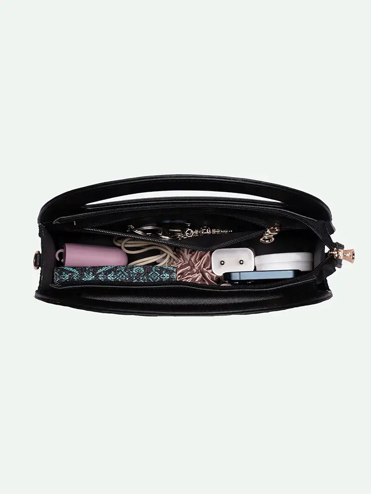 ZOUK Rhea Kapoor Sling Bag | Stylish Vegan Leather Crossbody Bag for Women |
