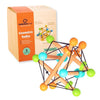 Curious Cub Montessori Geometric Rattle Ball Toy for Babies | Baby Hand Toy | Promotes Motor Skills, Hand-eye Coordination & Brain Development