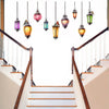 Rawpockets Colourful Classic Hanging Lamp Decorative Self Adhesive Wall Sticker