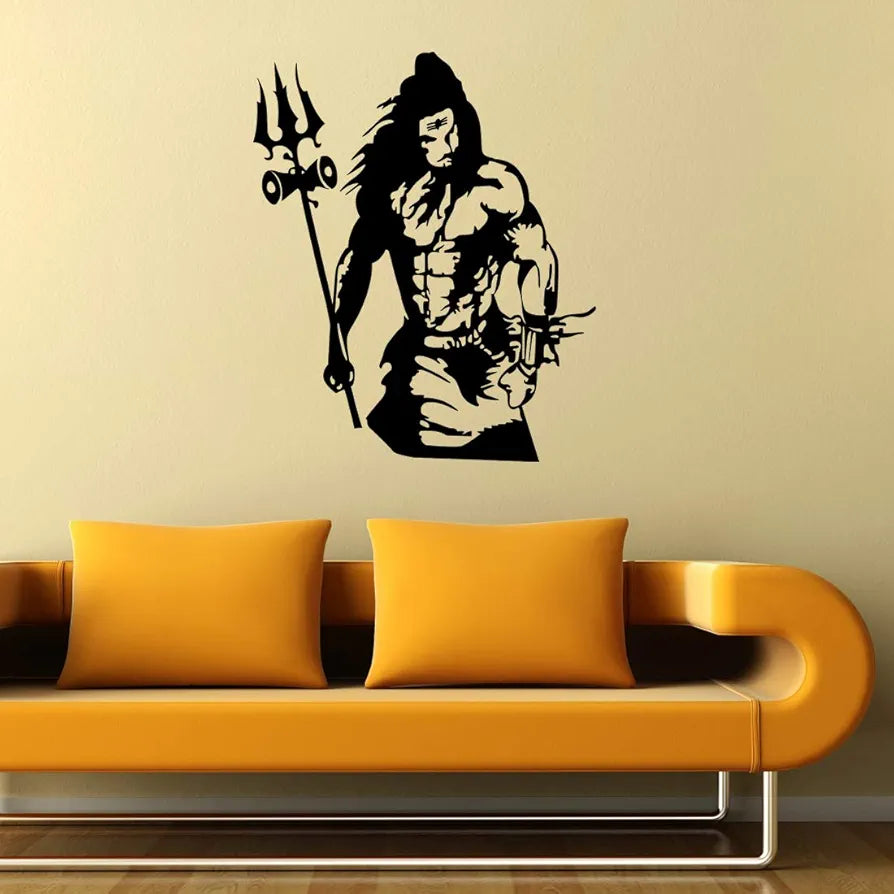 Rangoli White Glossy Vinyl Wall Sticker Premium Self-Adhesive Waterproof Decorative Wall Decal for Bedroom, Living Room, Office & Home Decoration Easy to Apply. Parent-5, Design-23