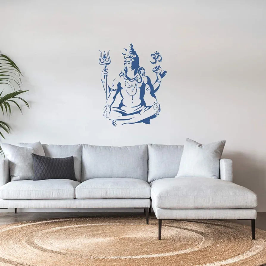 Rangoli White Glossy Vinyl Wall Sticker Premium Self-Adhesive Waterproof Decorative Wall Decal for Bedroom, Living Room, Office & Home Decoration Easy to Apply. Parent-5, Design-5