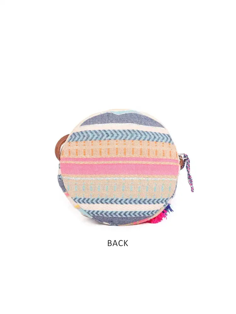ASTRID Handmade Macrame Flap Over Sling Bag For Girls And Women