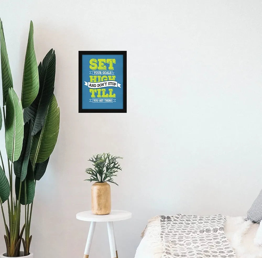 ArtX Paper Motivational Quotes Wall Frame Art Painting, Multicolor, Motivational, 10.0 X 13.0 inches, Set of 1 