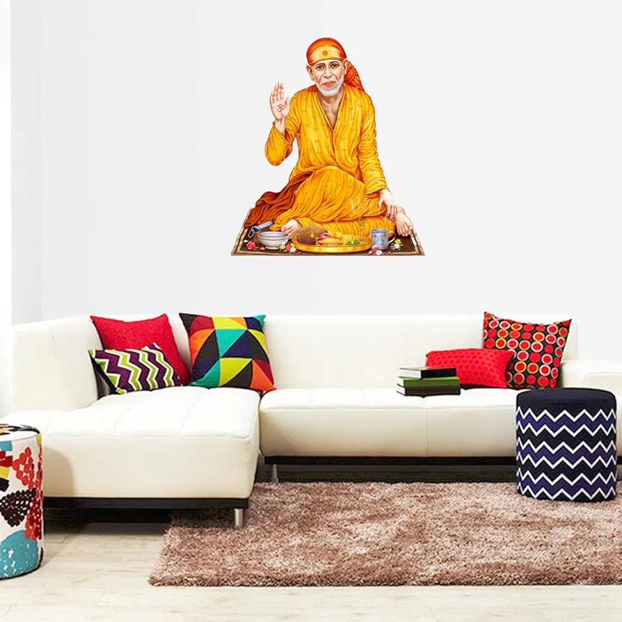 Rangoli White Glossy Vinyl Wall Sticker Premium Self-Adhesive Waterproof Decorative Wall Decal for Bedroom, Living Room, Office & Home Decoration Easy to Apply. Parent-6, Design-2