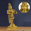 The Advitya Brass Lord Dhanvantari Statue| Lord Vishnu/ God of Ayurveda/medicine Idol | Murti Dhanvantri Dev for Puja Temple Home Office