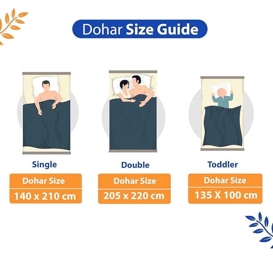 Divine Casa 120 GSM Microfiber Single Dohar | Soft & Lightweight Throw Blanket | Cozy & Breathable | All-Season Comfort | 210 x 140 CM | Tessellate Pattern | Blue-Red & Orange