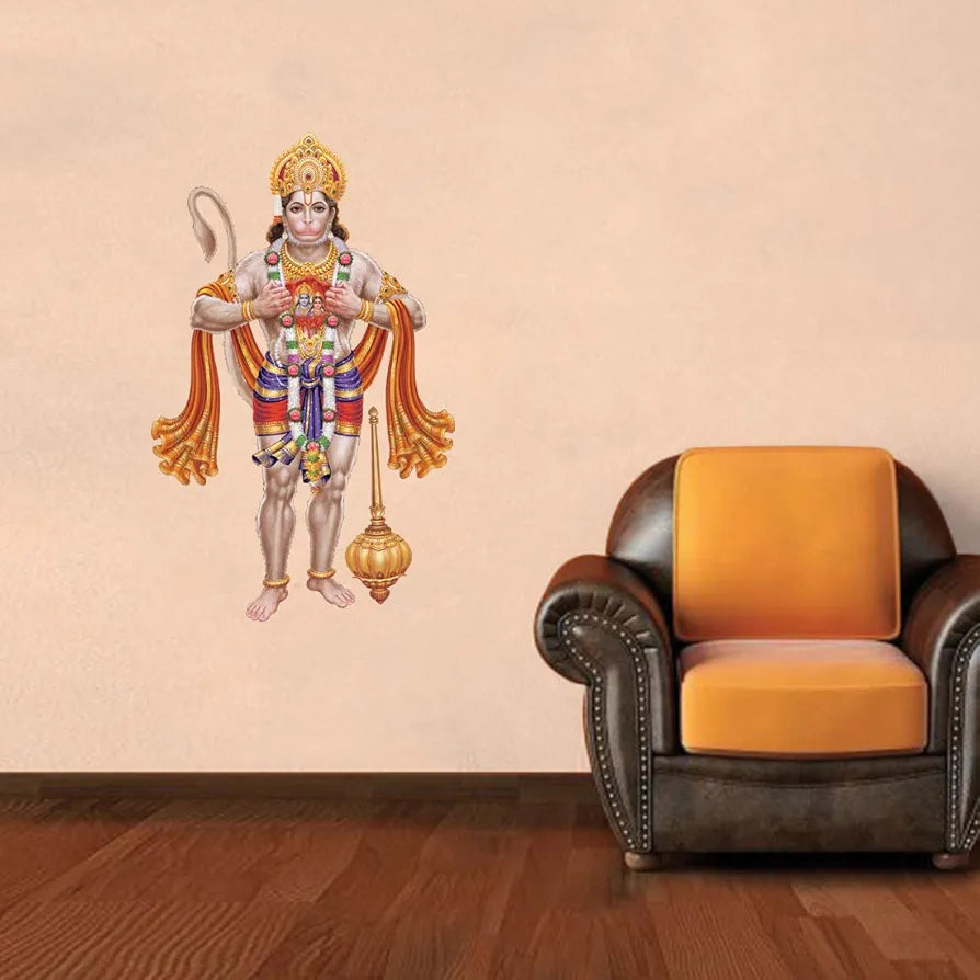 Rangoli White Glossy Vinyl Wall Sticker Premium Self-Adhesive Waterproof Decorative Wall Decal for Bedroom, Living Room, Office & Home Decoration Easy to Apply. Parent-13, Design-12