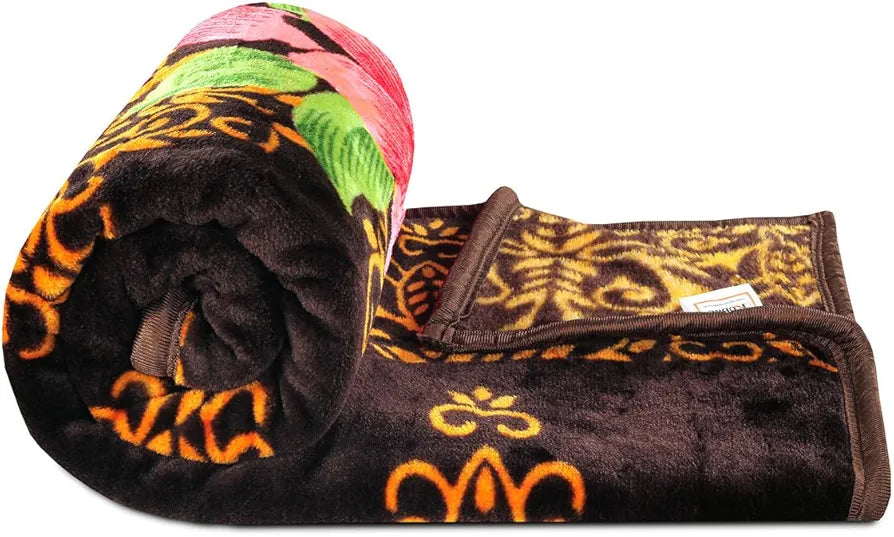 Premium Super Soft Cloudy Printed Mink Single Bed Blanket for All Season, Ultrasoft & Cozy Single Ply Blanket | |152 x 228 Cm | TC - 280