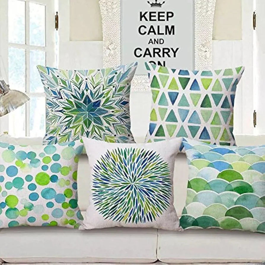 AEROHAVEN™ Set of 5 Decorative Hand Made Velvet Throw/Pillow Cushion Covers - CC-44 - 