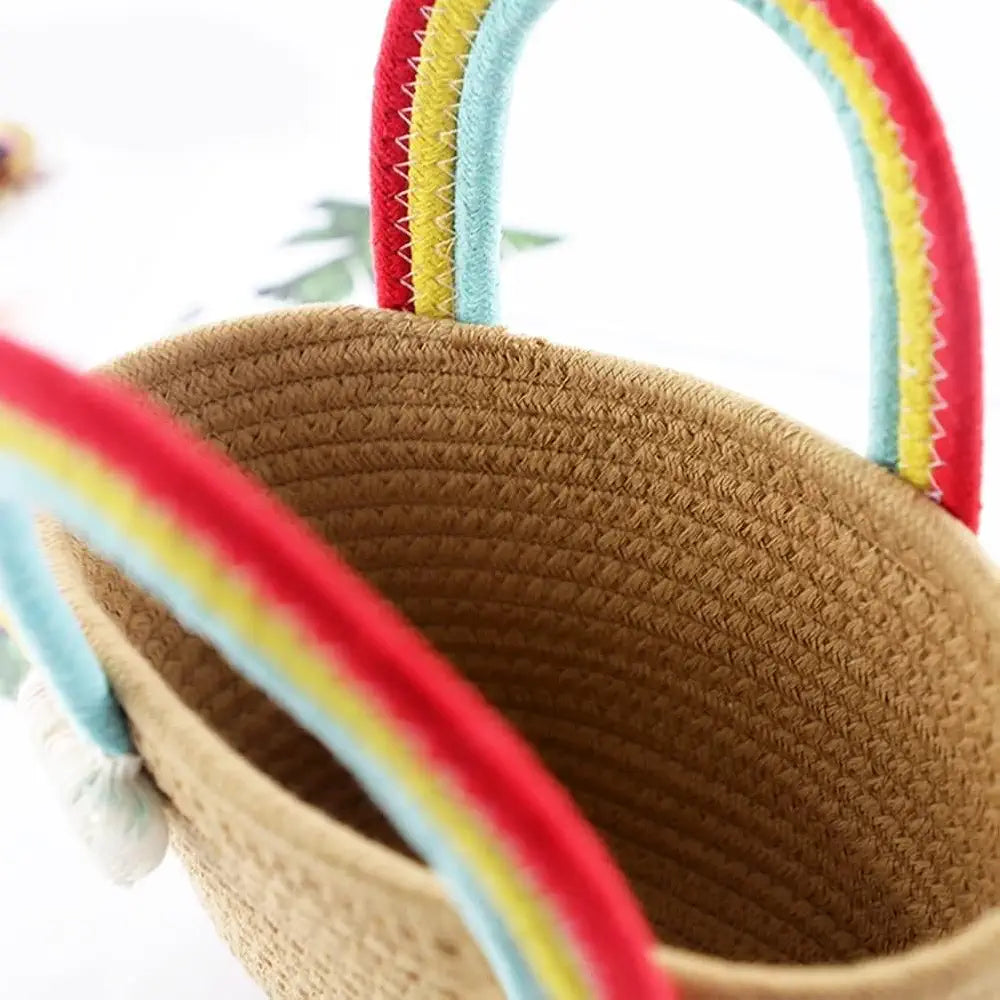 BEAUTIFUL HOMMIES Attractive Hand Bag | large Tote Bag | Summer Bag | Bucket Bag | Basket Bag | Bamboo Tote | Beach Bags for Women | Boho Bag| jute Bag | Handmade Bag|Sling Bag
