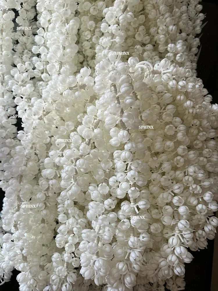 SPHINX Artificial Jasmine Buds  Garlands for Festive Pooja Wedding Housewarming Diwali Decorations Navratri Events Home Table Bedroom Pooja Room 