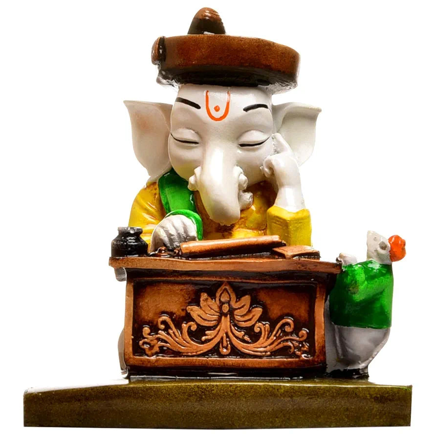 Karigaari India Ganesha Reading Book - Yellow & Brown