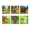 Artvibes Animals Wooden Jigsaw Puzzle Games for Children & Kids Age 2-5 | 4 Pieces Puzzles | Toddler's Wooden Puzzle | Set of 6