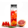 Cello H2o Glass Fridge Water Bottle With Plastic Cap | 920 ml