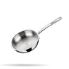 Stahl Artisan Triply Stainless Steel Fry Pan | Induction & Gas Stove Compatible | Omelette Pan | Egg Pan | 0.9 L | 18 Cm