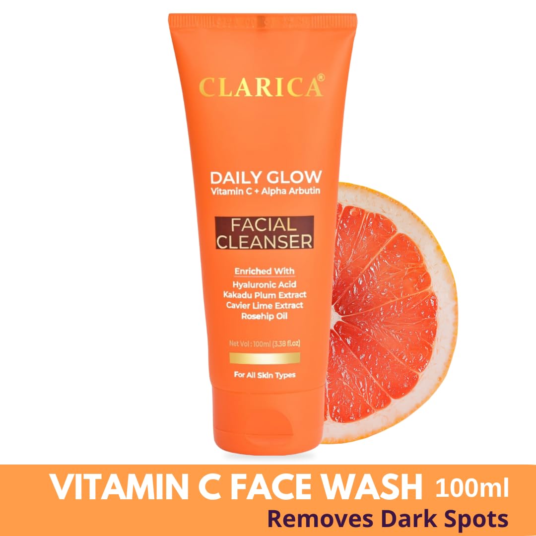 Clarica Vitamin C and Alpha Arbutin Brightening Face Wash - 100 ml ...