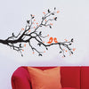 Decals Design Branch with Lovely Birds Wall Sticker
